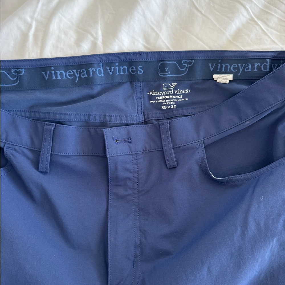 Vineyard Vines Pants Mens 38x32 Performance Pant - Picture 5 of 7